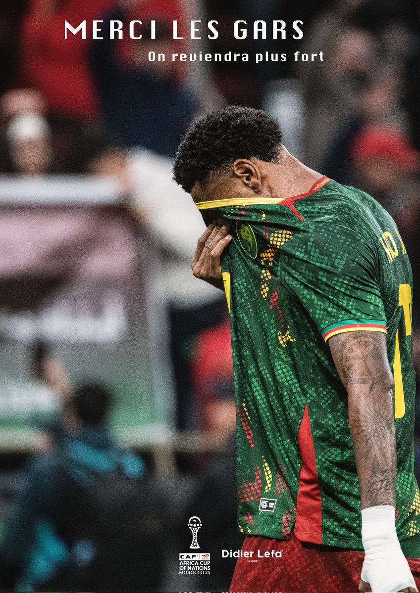 On reviendra plus fort. Merci les Gars.

#TotalEnergiesAFCON2025