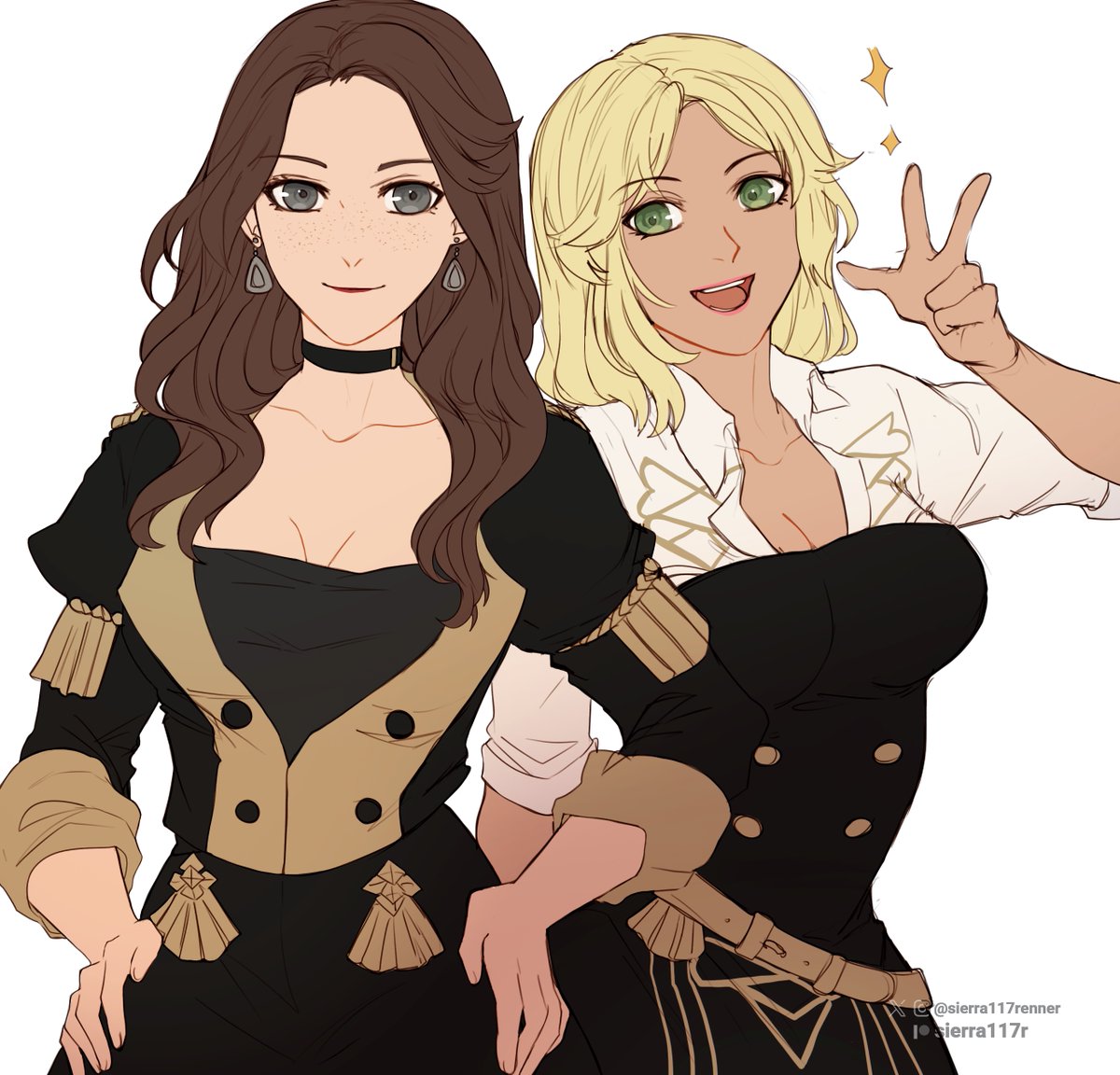 sierra117renner's tweet image. Some commissions recently done ✨ the Oc's belongs to my wonderful clients! :&amp;gt;