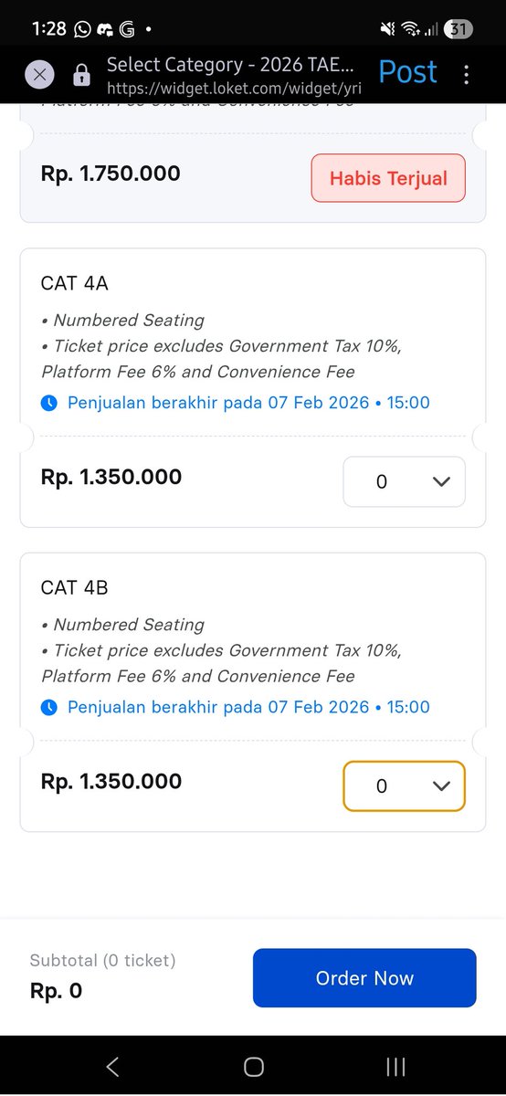 airy_its's tweet photo. Hhhh beli kagak, beli kagak, beli kagak.. duit konser aman tapi duit ke JKTnya kagak ada bos, sedih amat gue bukan wong jekardah https://t.co/y6nxjiAUXV