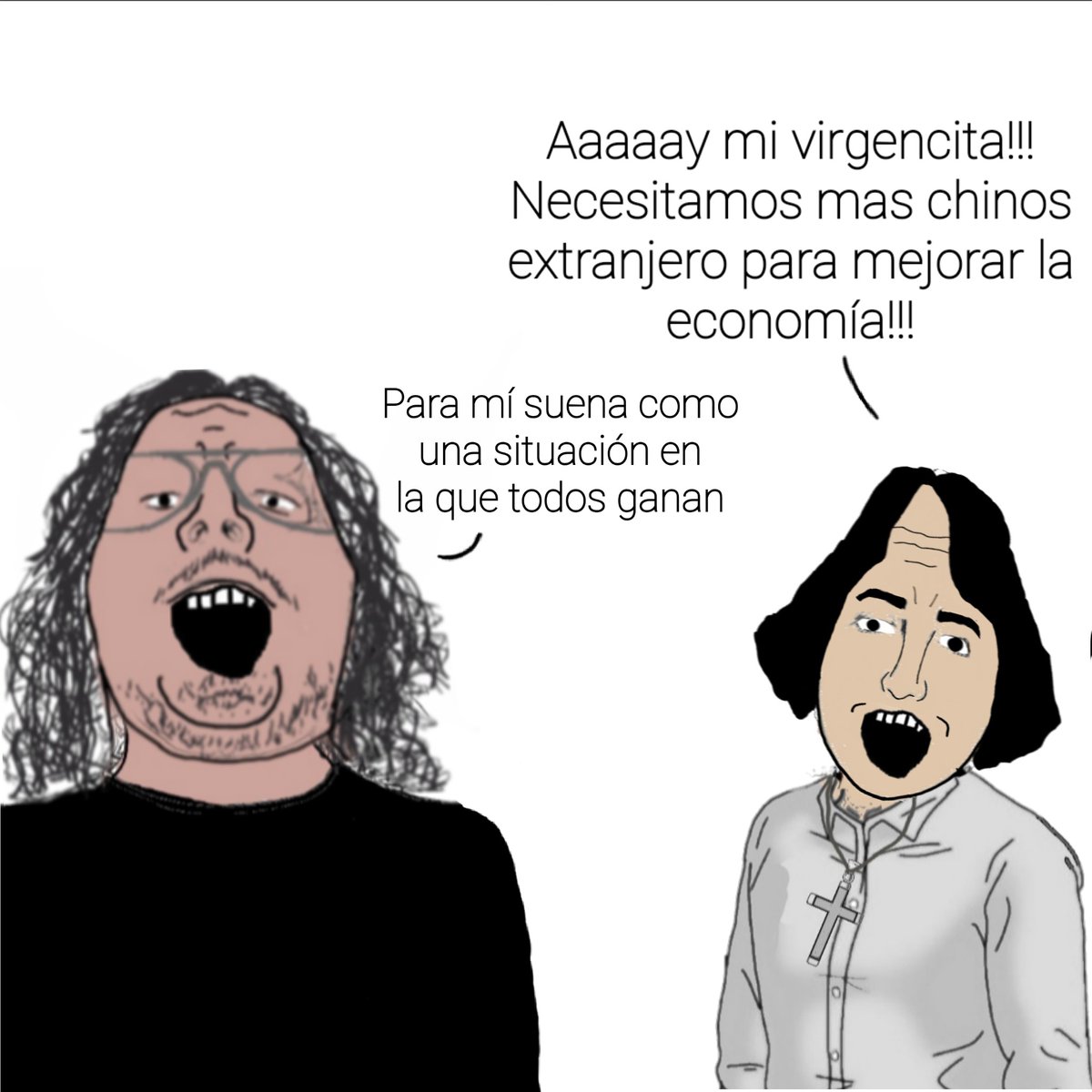 La mentalidad y el espíritu hispano son de perdedores. Siempre necesitan que alguien los salve, porque ellos solo saben ser sirvientes; no saben crear nada, solo saben obedecer.

Buscan que más extranjeros invadan sus tierras, para tener nuevos amos.
Nadie en el mundo los respeta