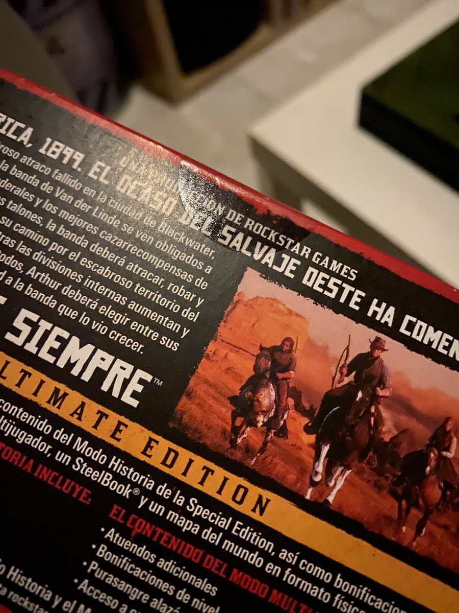 Ibanboss's tweet photo. @korrupio Korru yo tengo ese red dead redemtion y la mia no viene así, lo tengo sin abrir y solo venia con el círculo en la solapa, sin precinto https://t.co/zQNSxeOIAO