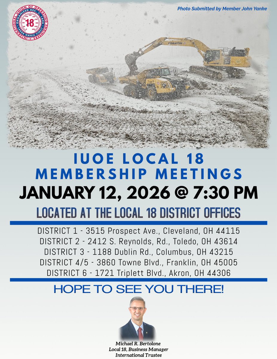 IUOE Local 18 (@iuoelocal18) on Twitter photo 