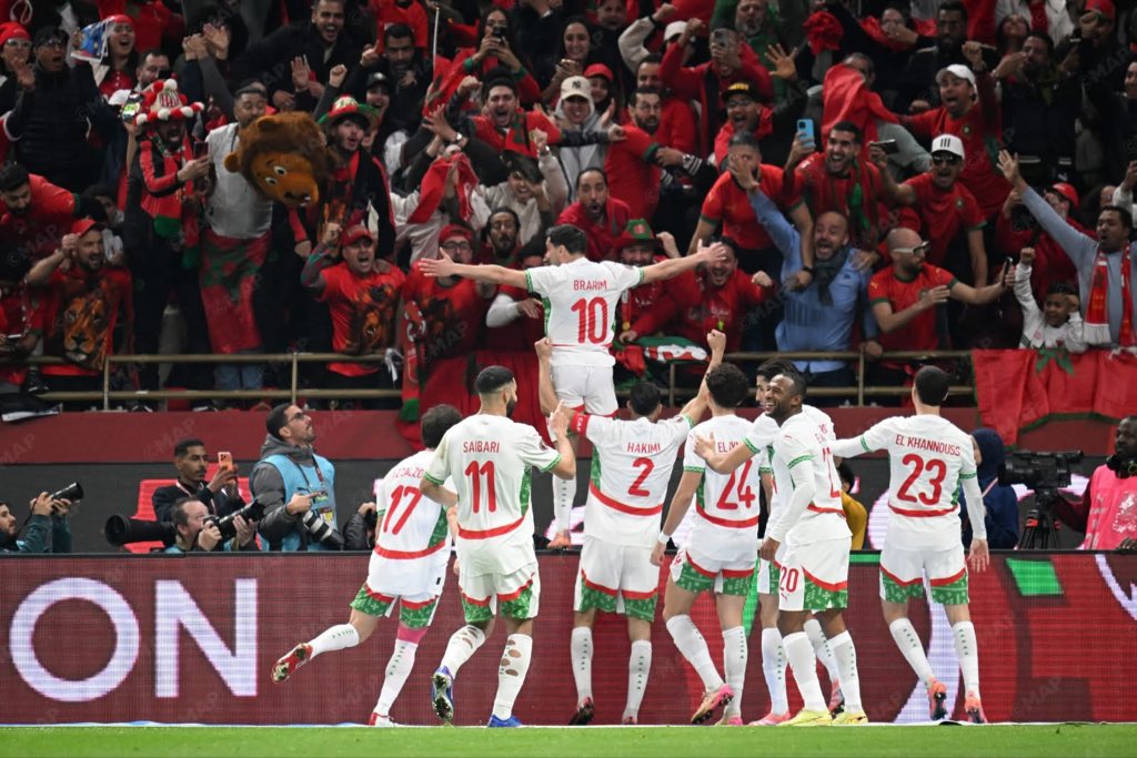 RidouaneErramd1's tweet photo. الأسود تزأر بقوة.
مبروك علينا ❤️🇲🇦 https://t.co/v3aKLvdKCX