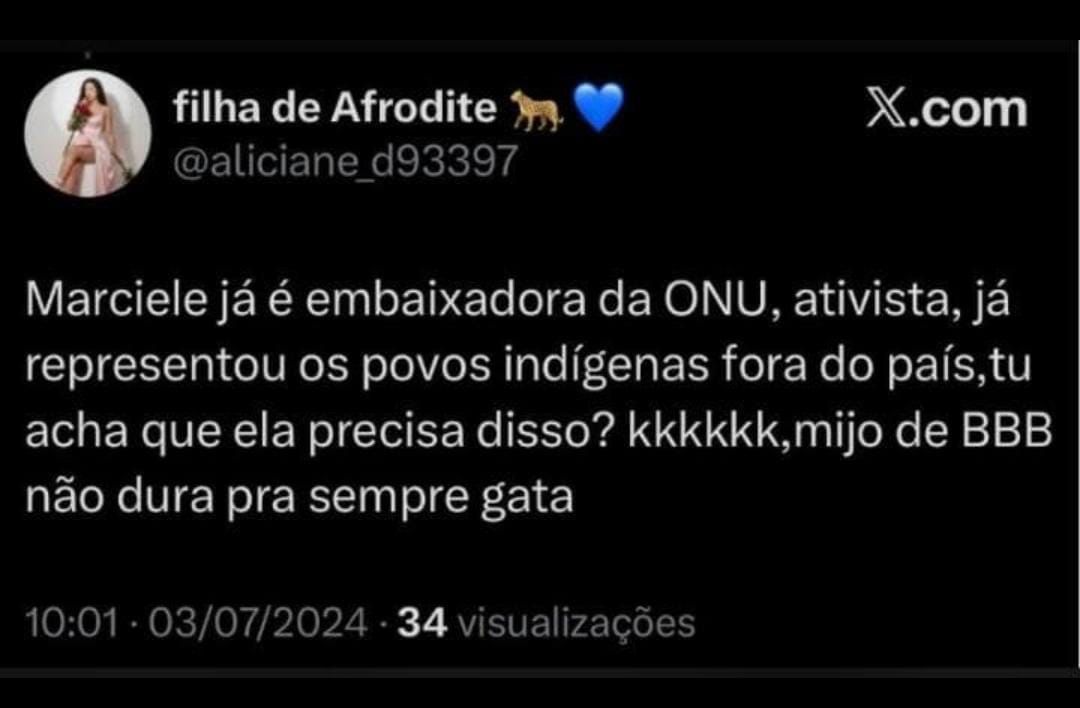 E não é que ela foi buscar o "mijo do bbb"