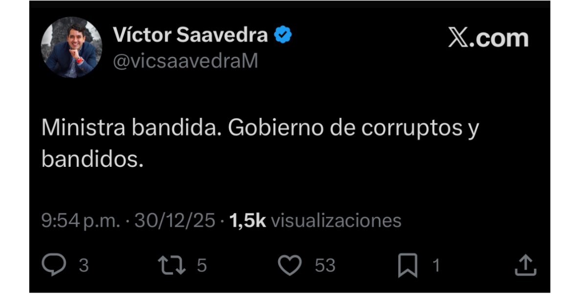 YeseniaOlayaR's tweet photo. He interpuesto una querella penal por injuria y calumnia agravadas contra Víctor Saavedra @vicsaavedraM, exviceministro del gobierno de Iván Duque.

En las últimas semanas, de manera cotidiana, ha difundido en la red social X más de 30 trinos con afirmaciones falsas, expresiones injuriosas y acusaciones sin sustento que afectan mi buen nombre, mi trayectoria profesional y la institucionalidad que represento como Ministra de Ciencia, Tecnología e Innovación.

Uno esperaría un debate razonable, con argumentos y responsabilidad pública, por parte de un exviceministro y exbecario de @Colfuturo. La crítica es legítima; la difamación y la imputación de delitos no lo son.

Este asunto queda ahora en manos de la @FiscaliaCol. Nos veremos en los estrados judiciales.