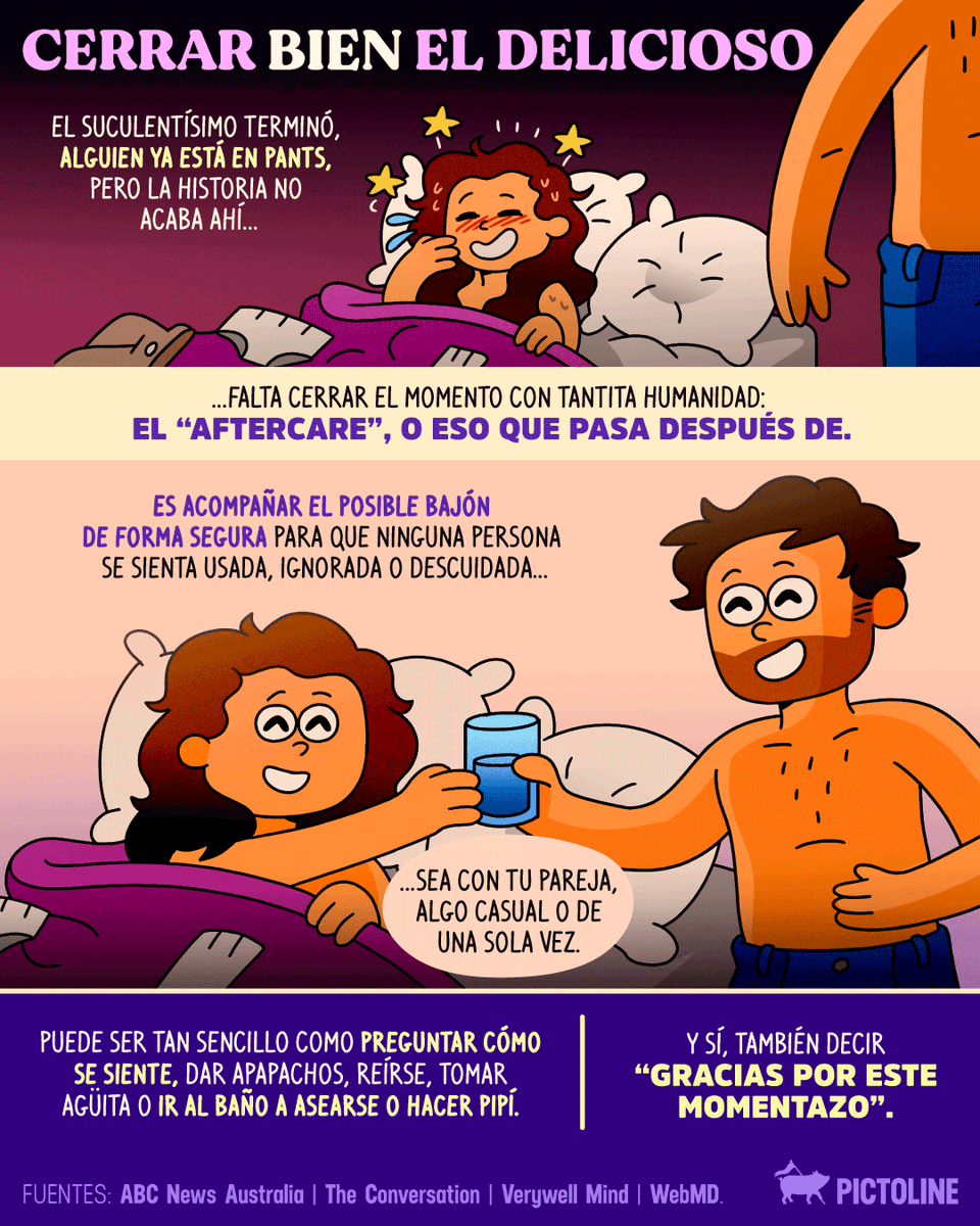 🔥 Sea serio o casual, el after también importa ✨

#aftercare #relaciones #intimidad #vinculos #consent #saludmentalyemocional #sexualidad #pictoline