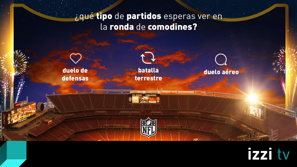 izzi_mx's tweet photo. La #RondaDeComodines siempre viene con sorpresa. 🏈😉👍
#LaNFLsevivemejorenizzi #PlayoffNFL https://t.co/zNfAkCSVK2