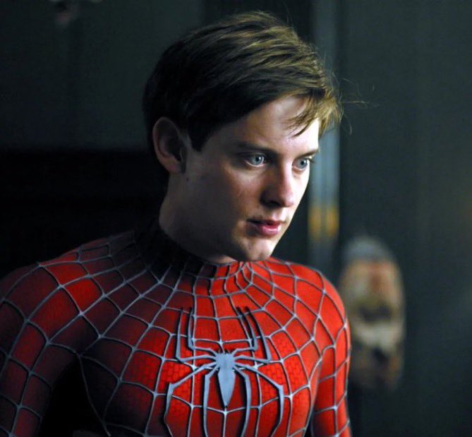 cosmic_marvel's tweet photo. Tom Hiddleston on Sam Raimi’s ‘SPIDER-MAN’:

“We’re all kind of here because of Tobey Maguire in a way. That film was the beginning of where we are.”

(via https://t.co/fNeE8Oo1s5) https://t.co/MH0np16NCR