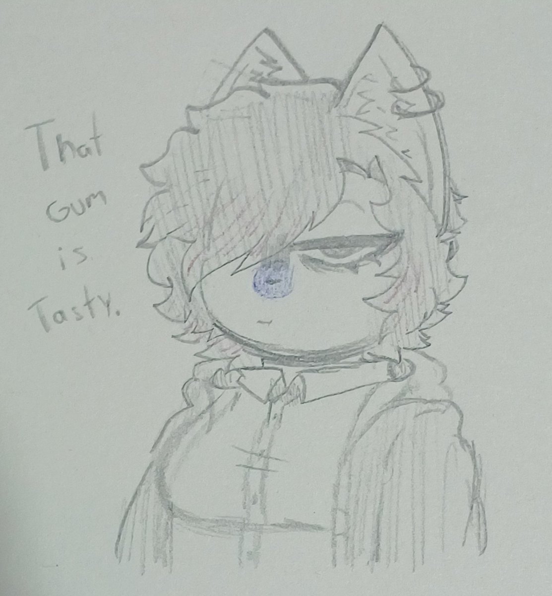 AFemaleClone's tweet image. Why her nose blue