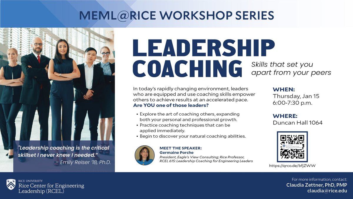 Rice Center for Engineering Leadership tweet media