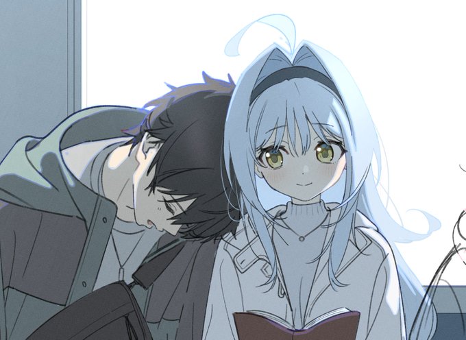 fanbox用の絵もコツコツやってます。。。4人いるから思ってるより時間が😭😭 