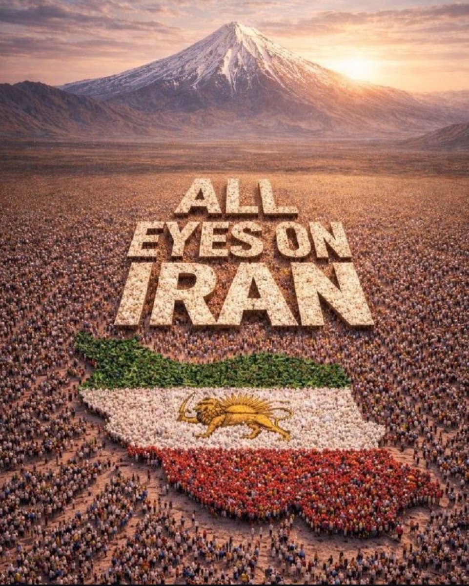 ALL EYES ON IRAN.

#Iran 
#IranInternetShutdown 
#IranInternetBlackout