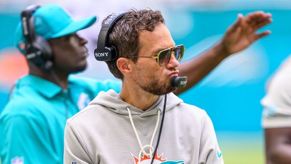 TomPelissero's tweet image. Former Dolphins coach Mike McDaniel is scheduled to interview for the Titans head coaching job next Wednesday, per sources.

There has been significant interest in McDaniel since Miami fired him Thursday with a 35-33 record and two playoff trips in four seasons.