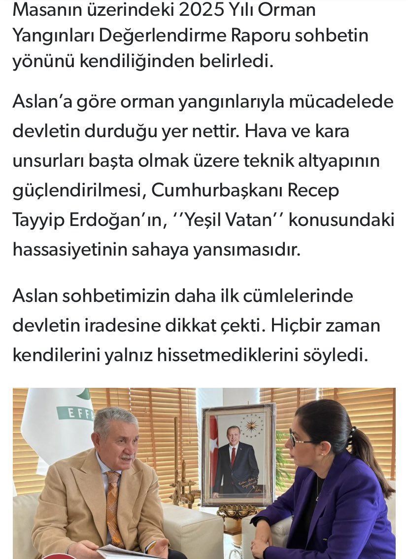 starlamia2's tweet image. Bir Yörük Kızı yazı…✍️ @liderhabertv 

Öz Orman-İŞ Sendikası Başkanı Sayın SETTAR Aslan @settaraslan ile kısa ama keyifli sohbetimizden kalemime yansıyanlar @ozormanis1 🌳🌴🌳