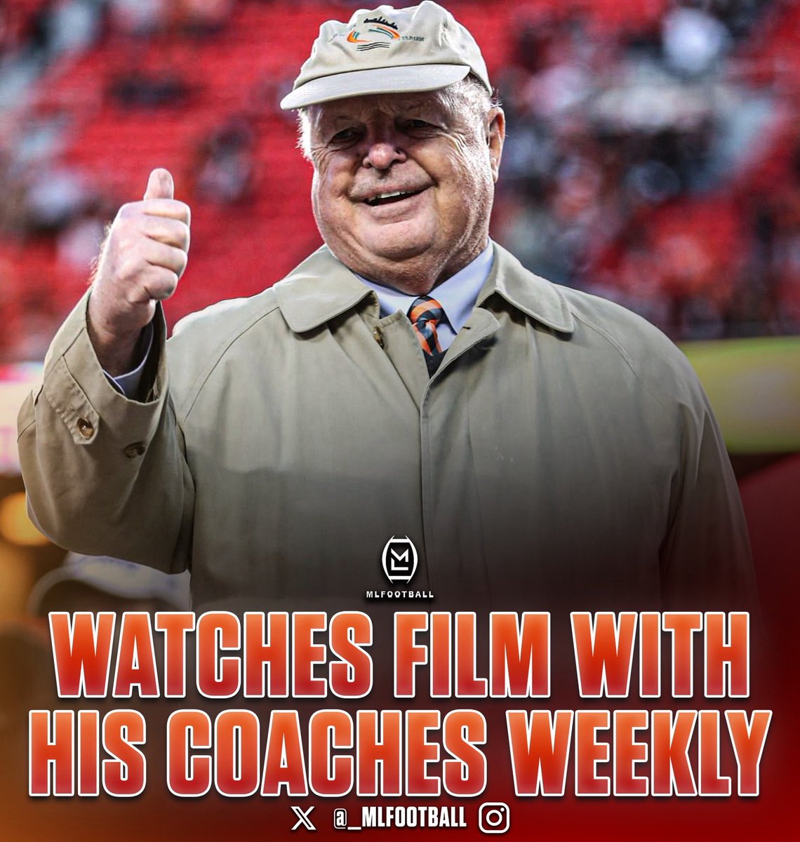 MLFootball's tweet image. 🚨🚨THIS IS VERY INTERESTING 🚨🚨

Cincinnati #Bengals owner Mike Brown watches the film every week with team head coach Zac Taylor.

Brown reportedly reviews the film from multiple angles.

Mike has been doing this for 34 years since he took over as the team’s owner in 1991.