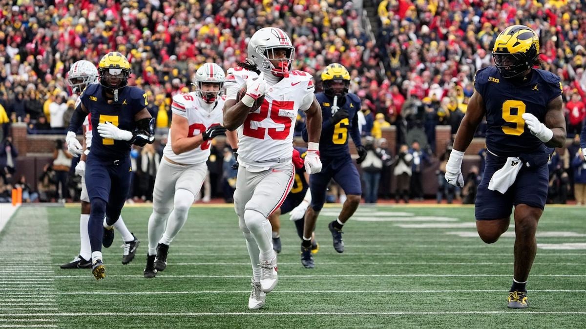 chris_hummer's tweet image. Ohio State True Freshman All-American RB Bo Jackson plans to return to Ohio State for the 2026 season, sources tell @mzenitz and I for @CBSSports. 

Jackson ran for 1,090 yards and 6 TDs this season on 6.1 ypc. 

247sports.com/player/bo-jack…