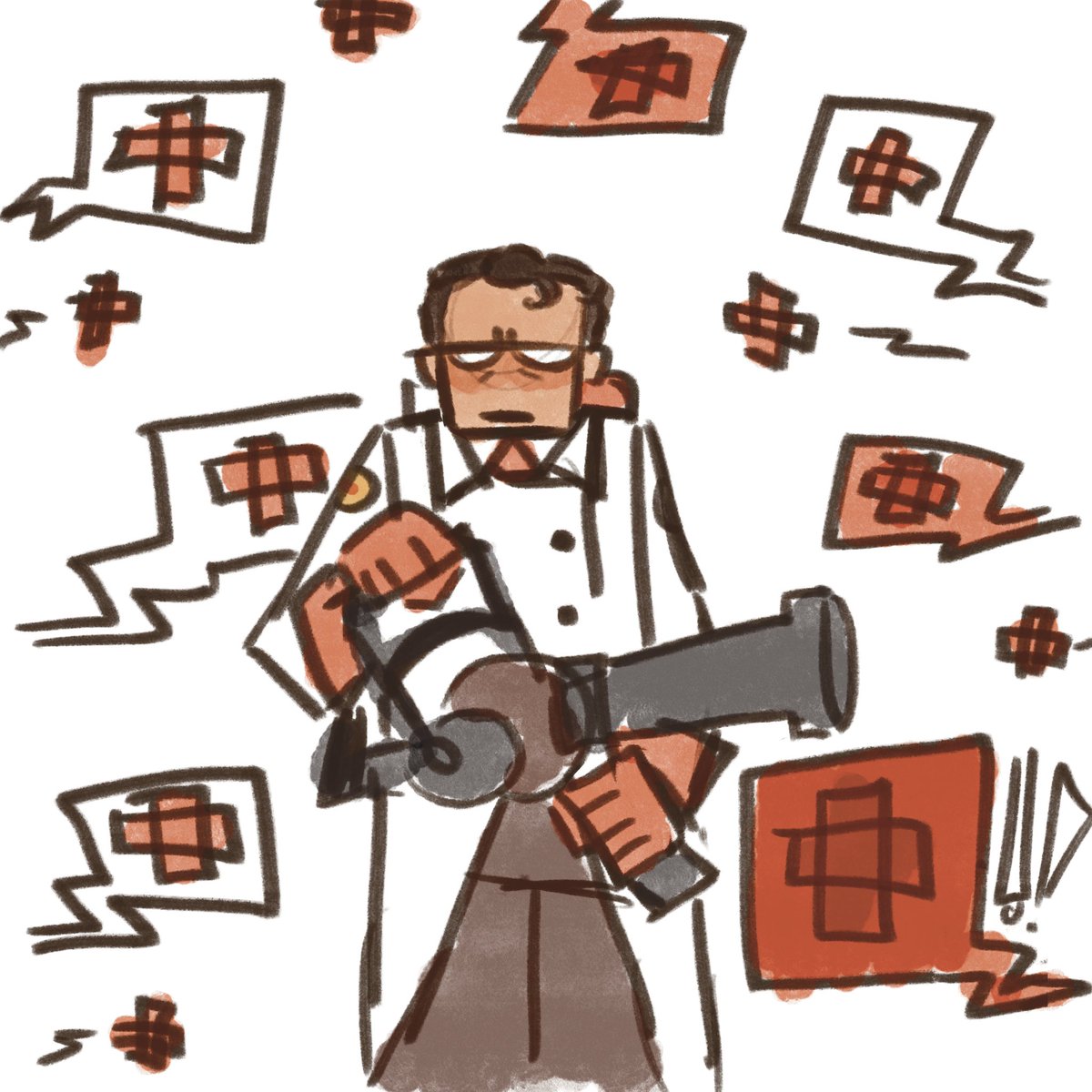 i am a medic main and this is my vent art