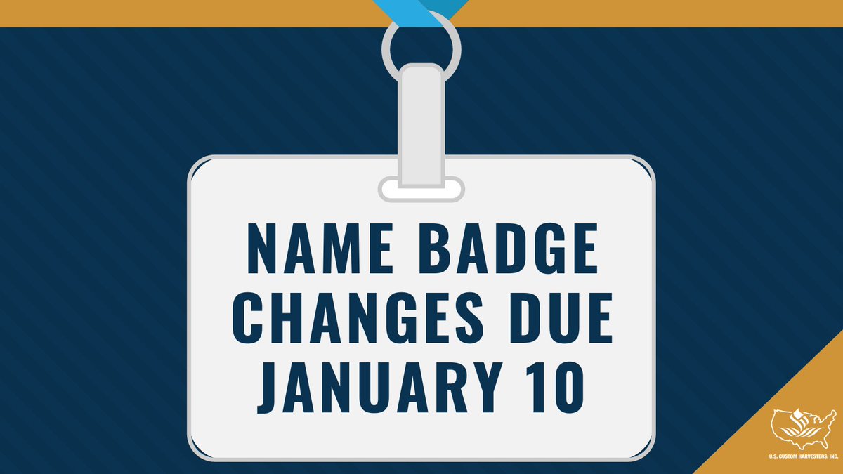 LAST CHANCE! Tomorrow (January 10) is the deadline for any changes to the badges at Annual Convention. Changes to the name badges can be made on your member portal. Planning ahead will save you HOURS of waiting during check in! 
To add registrations, please reach out to Mandi.