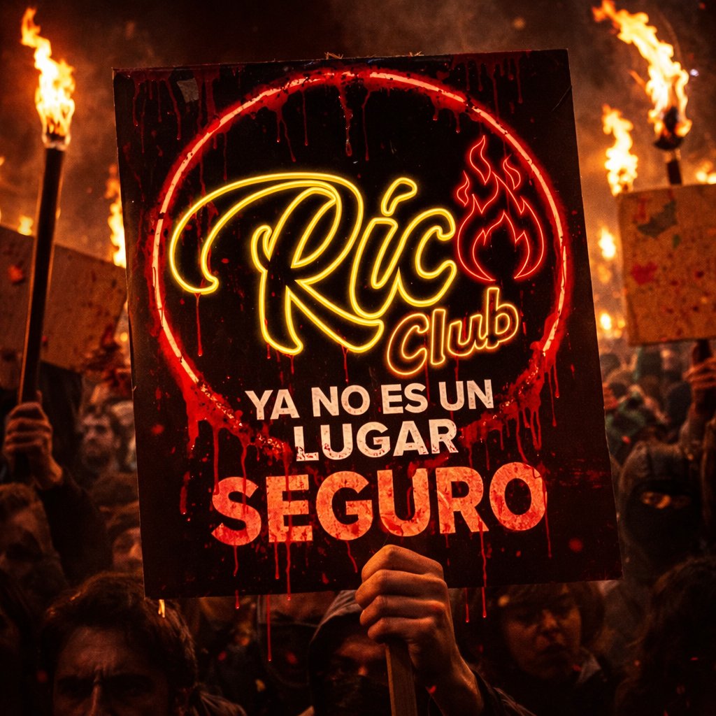 Se tenía que decir RICO CLUB YA NO ES UN LUGAR SEGURO
#RicoClub
