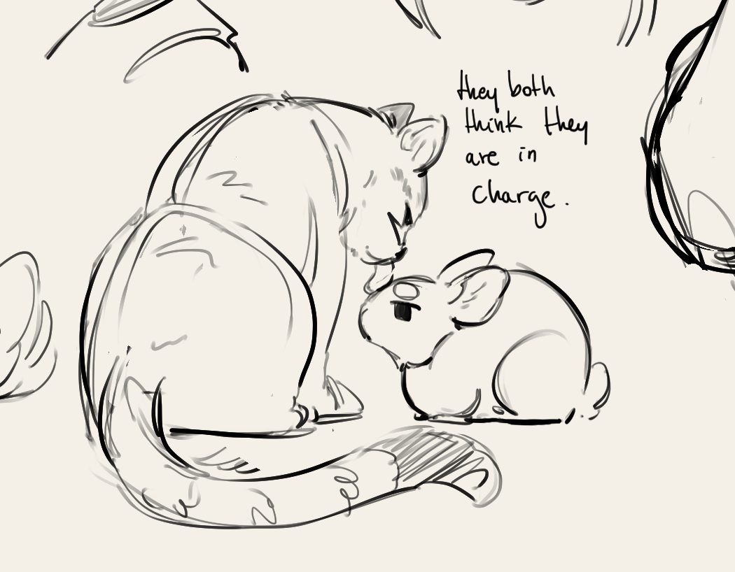 workin on the kofi art for this week and this one is so silly 