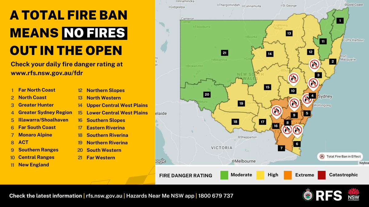 NSW RFS tweet media