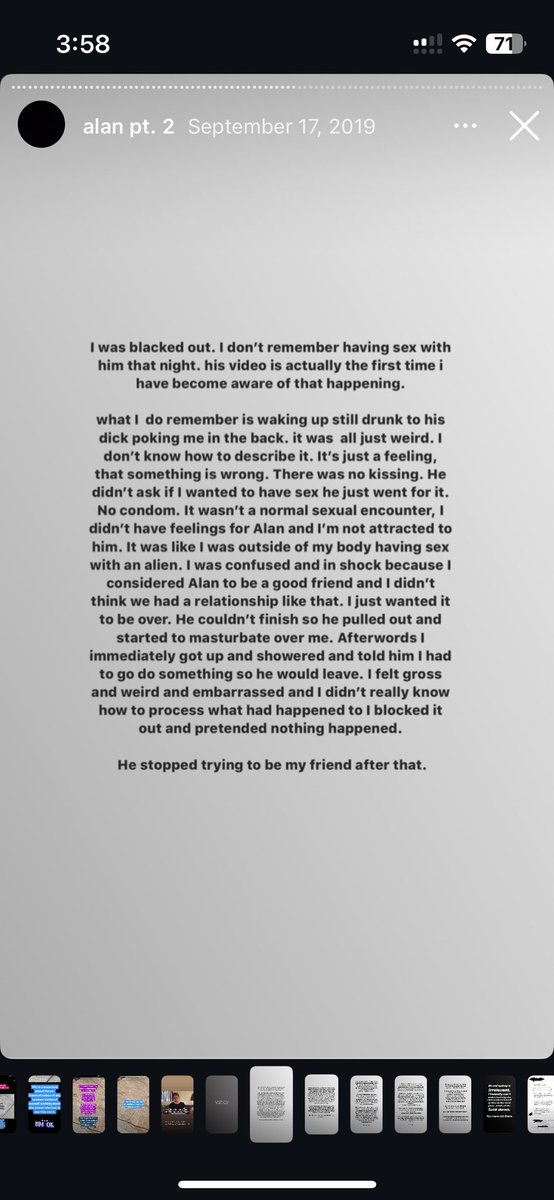 ChromeInjuries's tweet photo. @sfswr2 @pixlotl @DoctorScienceMD @starsleeps Cool article from the "mens rights" community from the mouth of the predator himself. 
One woman was blackout drunk when he r*ped her. 
Apologies mean nothing. He apologizes to his victims so much that at one point he sent an apology to the wrong r*pe victim. 
Fuck Alan Wagner https://t.co/UnwSobFaIe