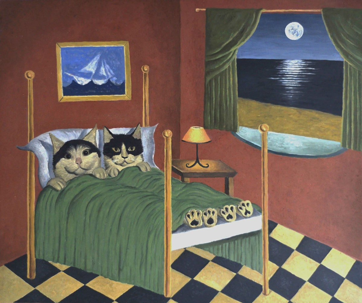 MenschOhneMusil's tweet image. Leonardo Devito, Camera d'Albergo.