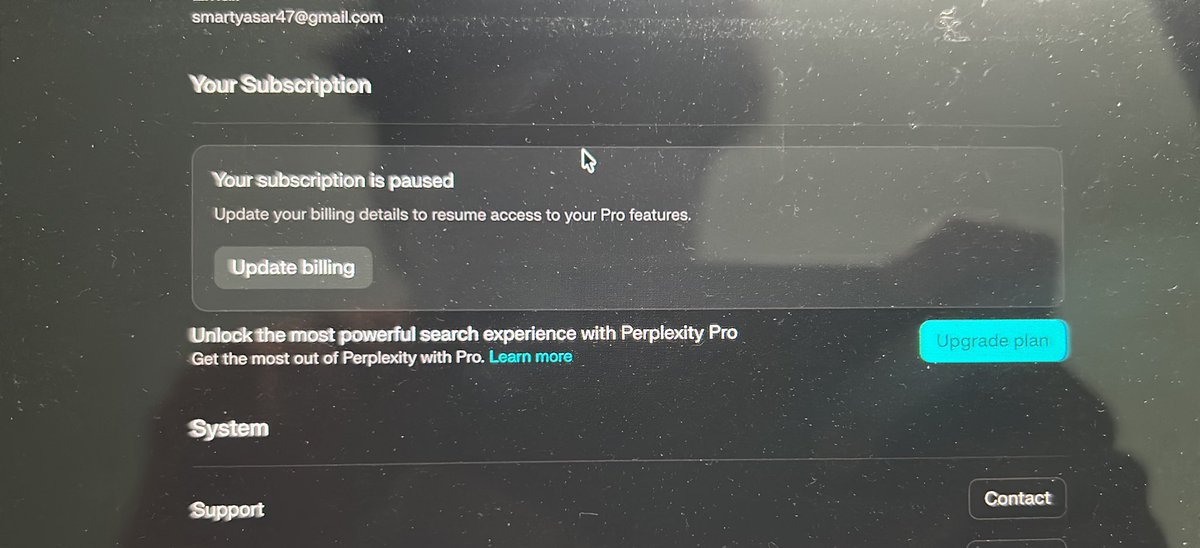 Mrnotnotnine's tweet image. @perplexity_ai @Airtel_Presence I have claimed my 1 year Perplexity pro via Airtel offer, But since today it's forcing me to upgrade to pro when my year hasn't ended! Fix this ASAP paid for full access, not interruptions! #perplexity #Airtel #SubscriptionScam