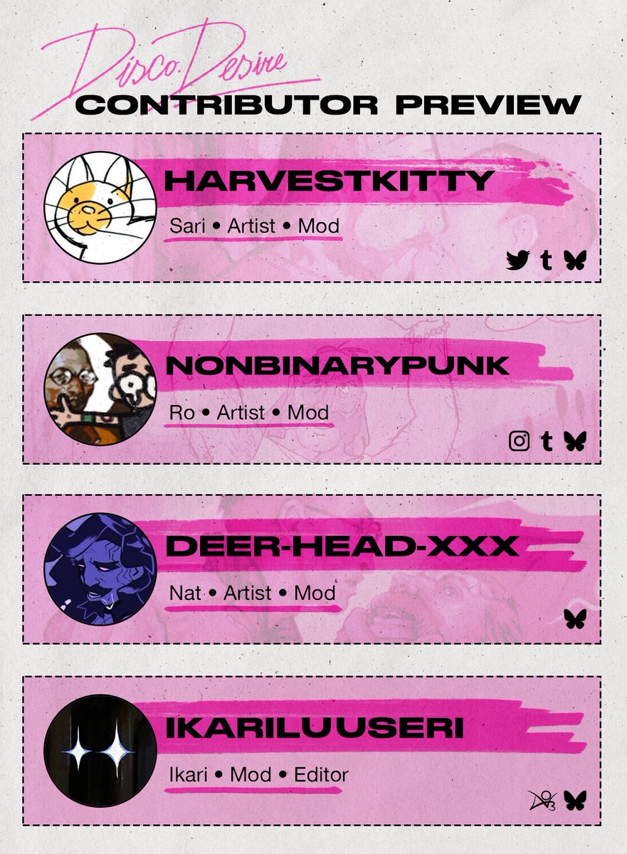 Disco Desire Zine tweet media