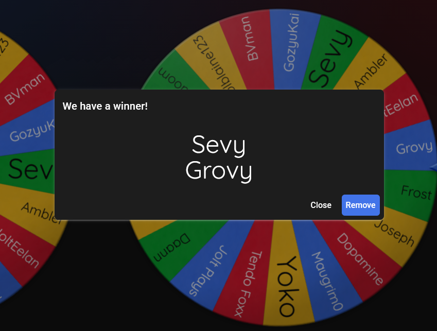 And those are your winners! <a href="/Sevy_707/">Sevy707</a> takes the first place and <a href="/nicomon7/">Grovy Sparky 🦉🐺🦊🐉</a> takes second place! Thank you all for playing and see you all in the next one!