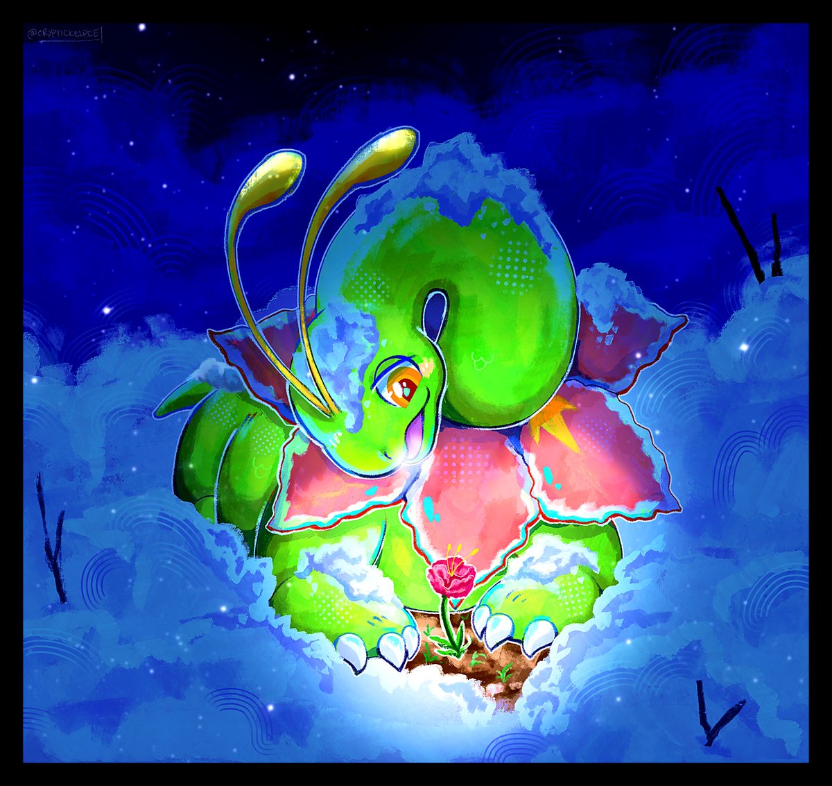 it wont always be cold and dark 🌺
#meganium #pokemon