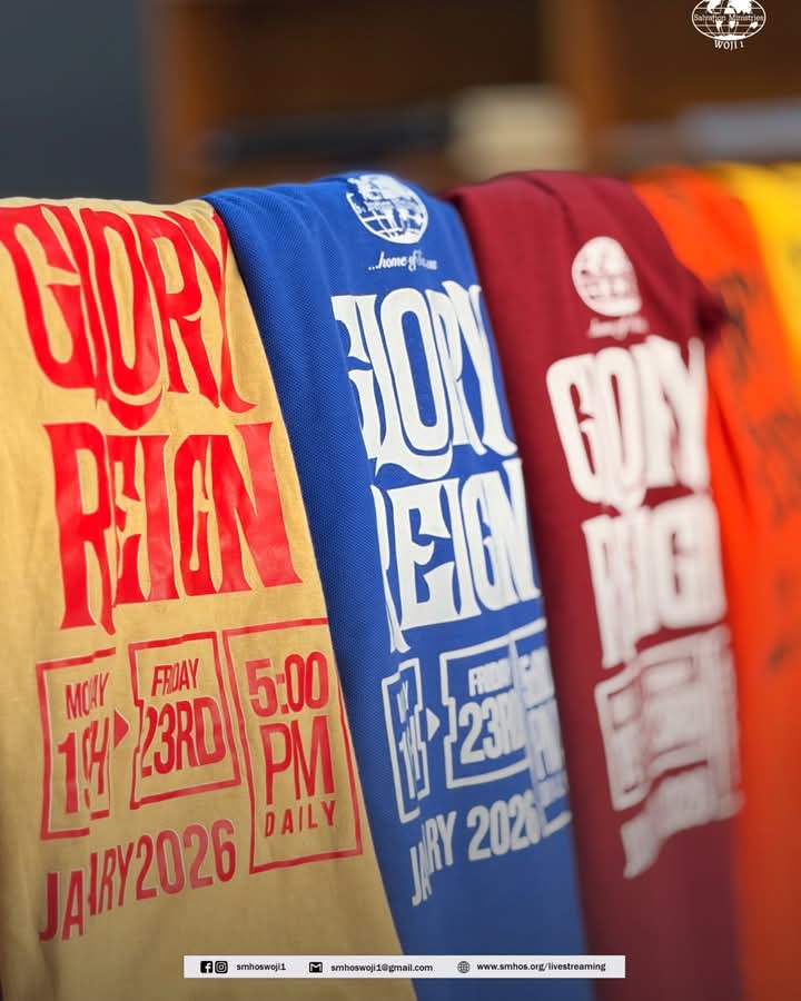 RealDearson's tweet image. Programme? Glory Reign 2026
Date? 19th to 23rd January 2026
Venue? @smhosglobal
Time? 5pm 

See you there...
God bless you.

#GR26