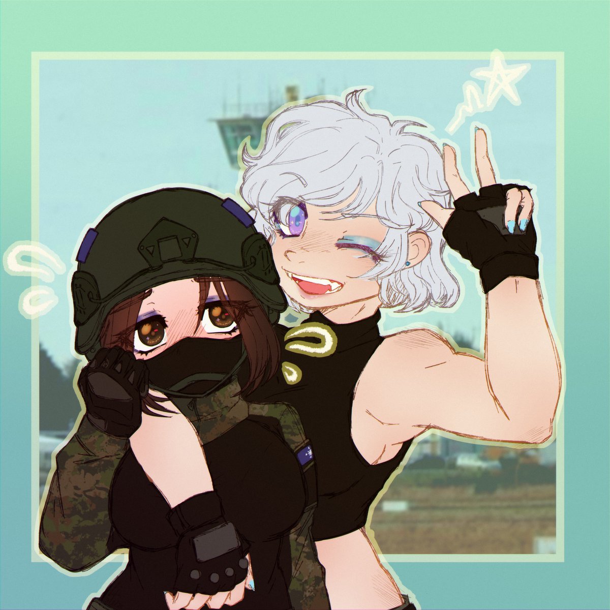 KeyJail_Lii's tweet photo. Very late b-day art for the mighty @CaptainSpades_ !
Life has been very busy and I wasn't able to finish it before, sorry! > .<''
Hope you had an amazing birthday and enjoyed it a lot! You so old now gramps lol 
Drew you a Maggie panicking~ hope ya like it https://t.co/beWFAzILvZ
