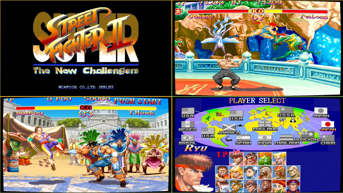 ╭🔰 Super Street Fighter II The New Challengers ┆🇯🇵 スーパー