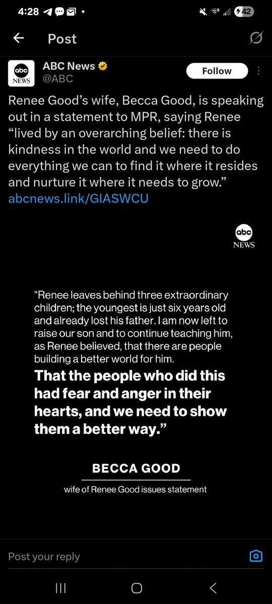 It's too late, Becca Good. We saw what you did in the video. You were anything but kind. You antagonized the ICE agent and encouraged Renee to drive and hit the officer. 

That makes you an accessory to attempted murder. 

I would suggest getting a lawyer. 

Also, you shouldn't
