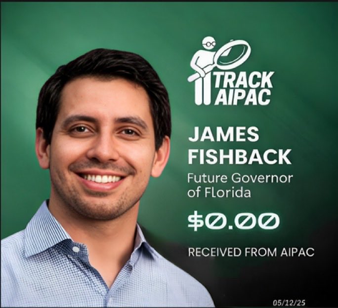 JeffreyE_1776's tweet photo. Florida also needs a Governor who doesn’t bow down to Foreign lobbyists!!
@j_fishback For Governor 
Vote: Aug 18,2026 https://t.co/IkBZTyUdLe