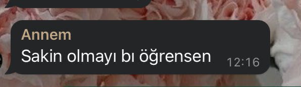 tamam da ögretmedin ki