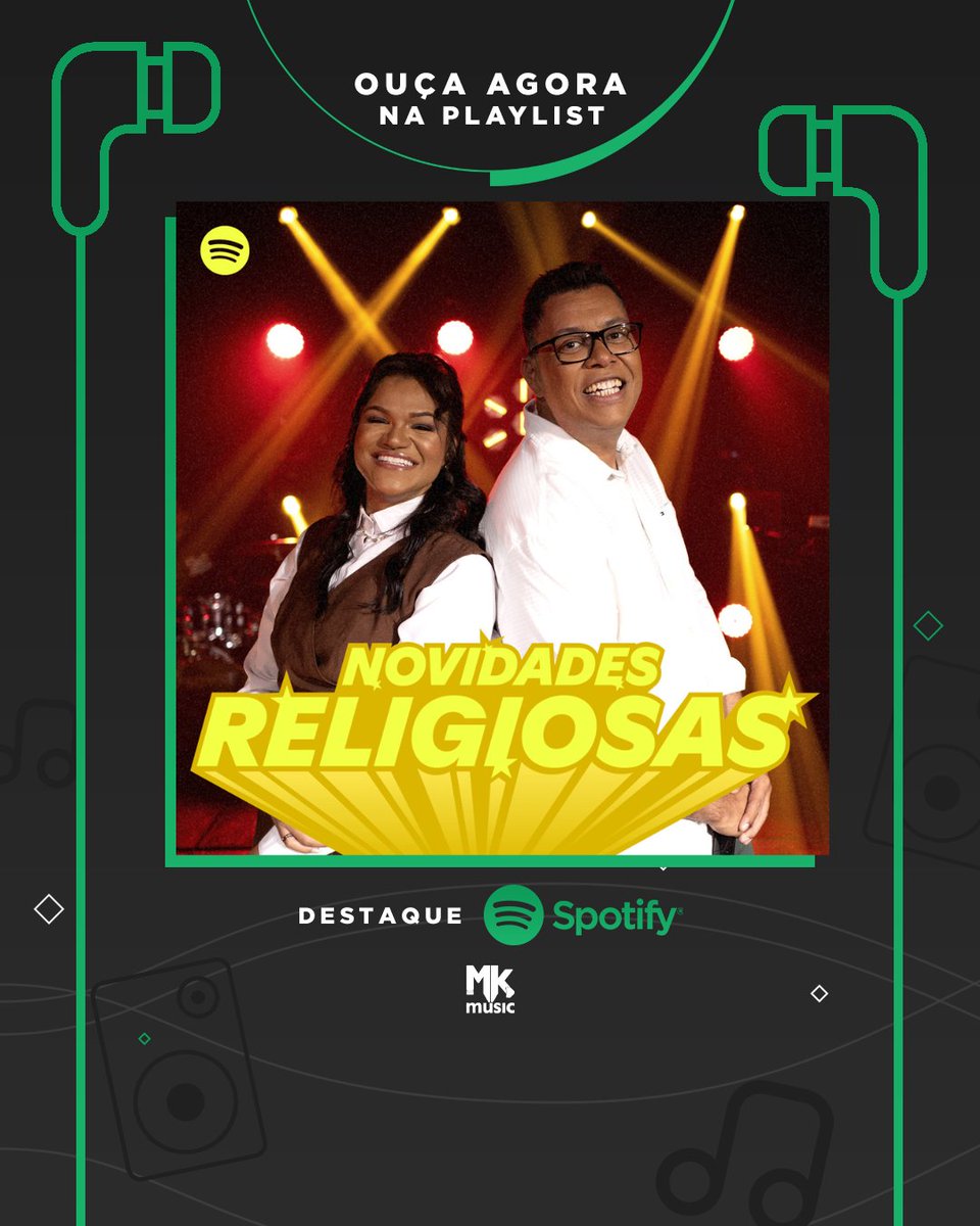 Uaau! <a href="/fabisinfronioof/">Fabiana Sinfrônio</a> e <a href="/Andersonrfreire/">Anderson Freire</a> estão capa da playlist NOVIDADES RELIGIOSAS, do <a href="/SpotifyBrasil/">Spotify Brasil</a>. Corre para conferir “Somos a Igreja”, e ser abençoado!

OUÇA ➡️ gospel.mk/novidadesrelig…

#SomosAIgreja #FabianaSinfronio #AndersonFreire #Spotify #NovidadesReligiosas
