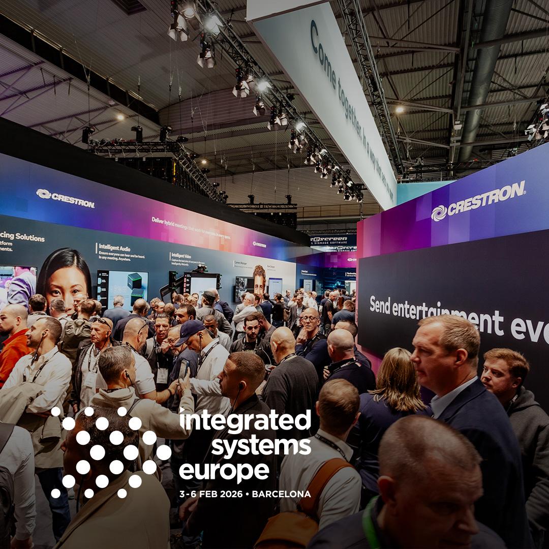 Heading to ISE 2026? Let’s connect at the show! I’ll be at Booth #3H300 where Crestron is unveiling our latest innovations in content, collaboration, and control. Let me know if you’ll be there.

Register with code Crestron: ow.ly/IBjR30sSkgL