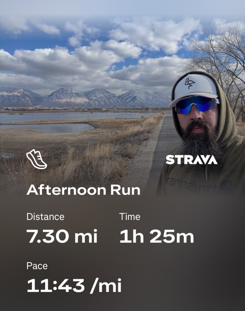 Day 68/112 Marathon Training 

7 miles in 30° ❄️
Cold days don’t build excuses, they build discipline.

Did you show up for your future self today?