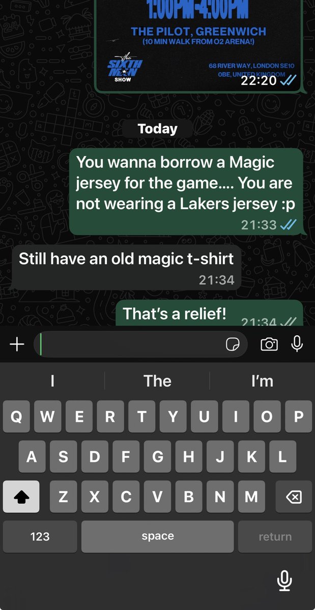BezzyMagic's tweet image. Not for the latest Magic jersey yet. Do I go old school and go D12 jersey, a Franz or Paulo jersey for the #nbalondon game. One things for sure my bro a Lakers fan is not wearing a Lakers jersey!!
