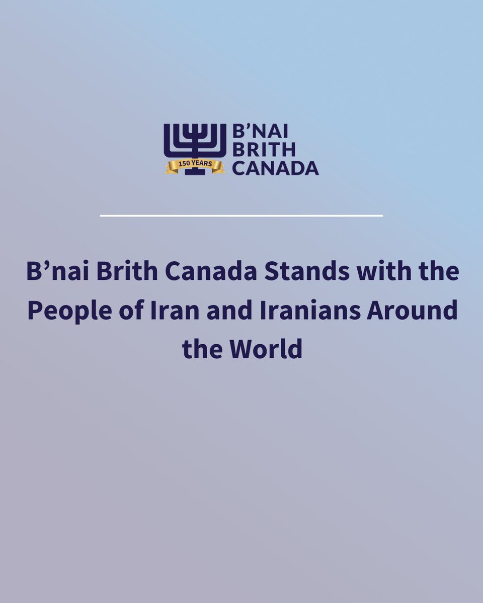B'nai Brith Canada tweet media