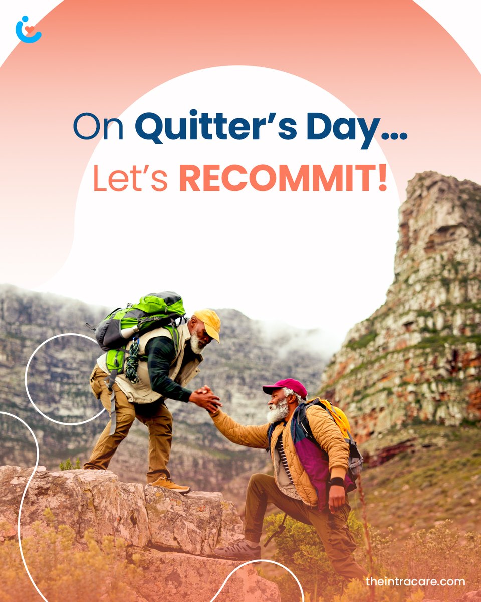 theintracare's tweet image. The second Friday in January is Quitter’s Day, when most people give up on their New Year resolutions. BUT! Instead of quitting, we can choose to recommit to our goals! Let’s stay strong and keep moving forward, one day at a time!

#IntraCare #QuittersDay #Recommit #StayStrong
