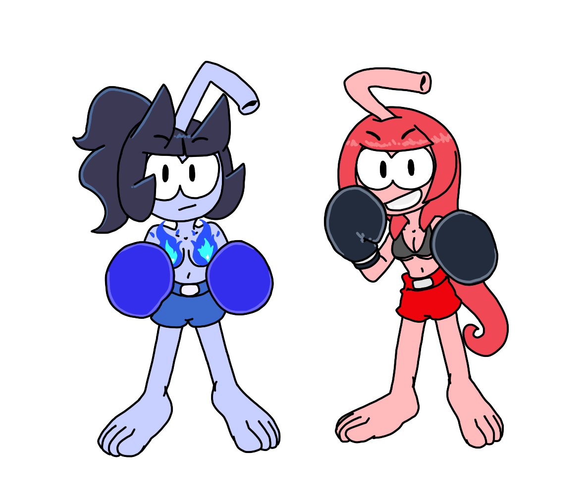 I drew them as snorks, watch where you swim out there 🥊