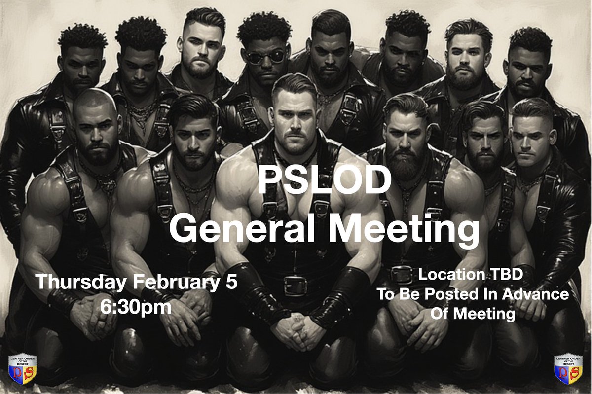 Palm Springs Leather Order of the Desert tweet media