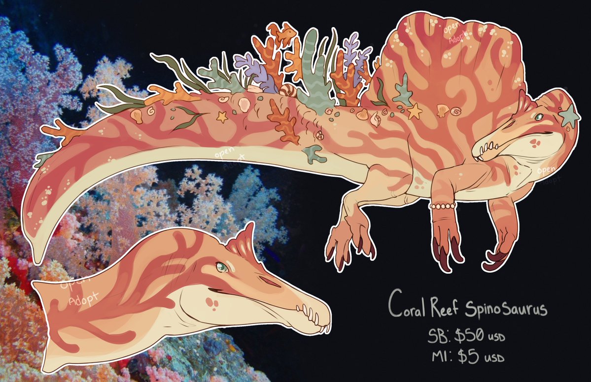 Coral reef spinosaurus 🪸