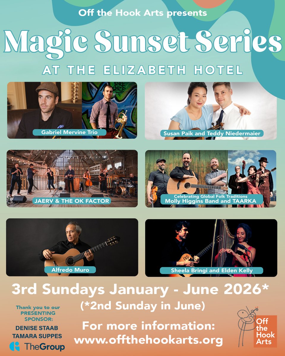 Thank you to Denise Staab &amp; Tamara Suppes Realtors at The Group, as well as The Elizabeth Hotel, for partnering with us by opening their Magic Rat and Sunset Lounge spaces for our Magic Sunset Series this spring. 🧡

To learn more, visit loom.ly/Wqe716w