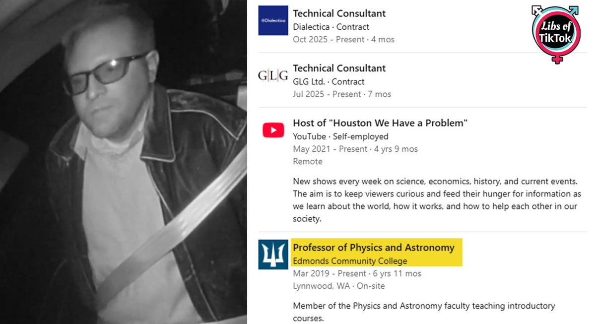 libsoftiktok's tweet image. OMG. Houston Wades is also a PROFESSOR at Edmonds Community College in WA, according to his Linkedin page

You can contact the college here: info@edmonds.edu