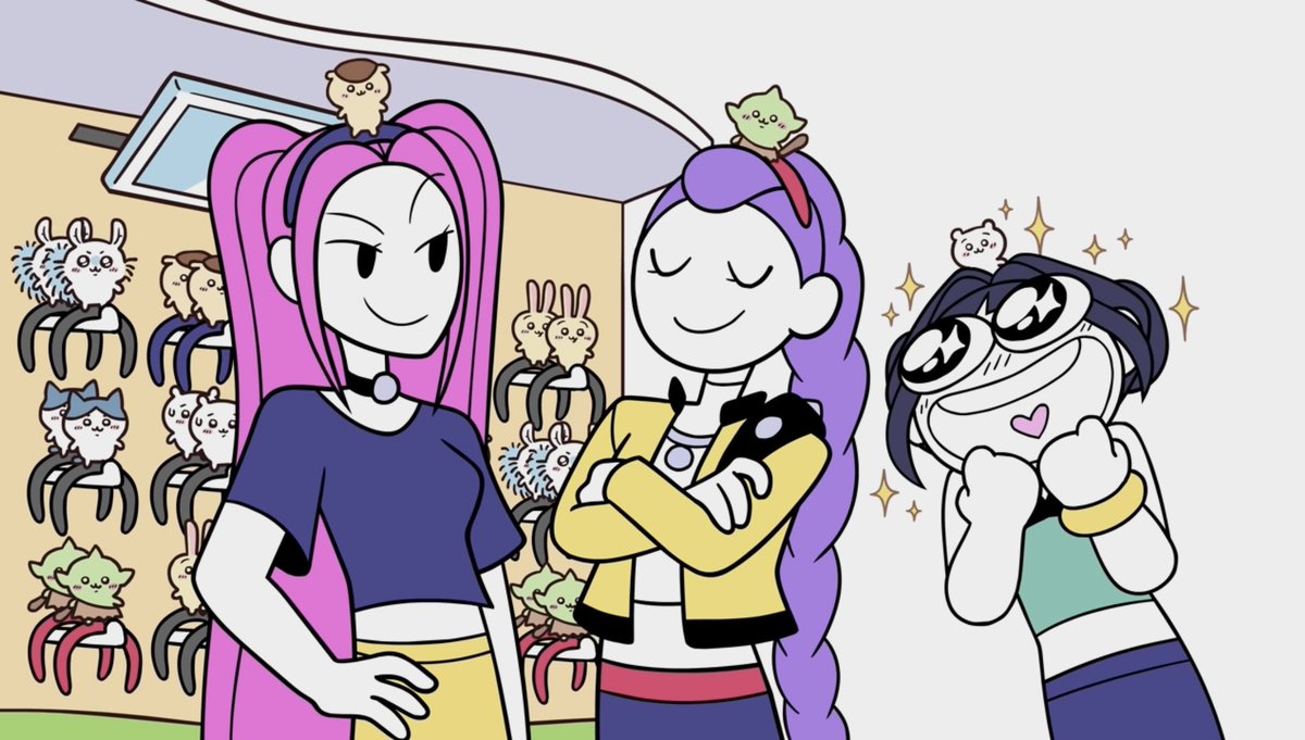 desolatist's tweet photo. watching a jaidenanimations video &amp; HUNTRIX WHAT ARE YOU DOING HERE https://t.co/1XxtZgpcI6