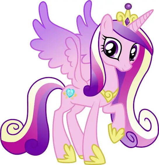 2biteoftheapple's tweet image. meg matthews and princess cadance have the same energy does anyone else see the vision